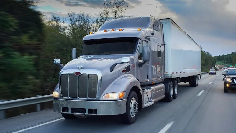A semi-truck is pictured in this undated stock image.