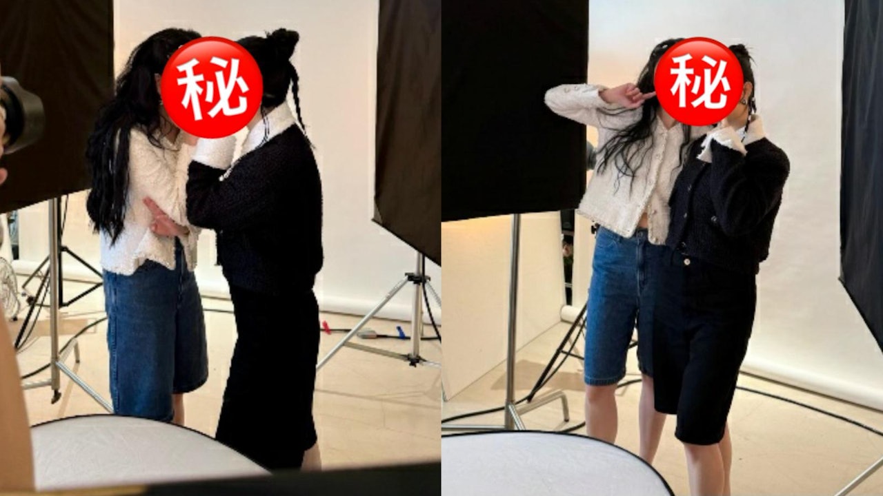 最美星二代姊妹花破天荒驚喜同框拍廣告　拍攝過程充滿默契見真情
