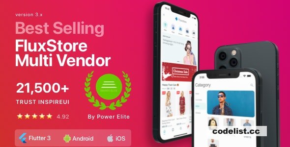 Fluxstore Multi Vendor v3.7.0 - Flutter E-commerce Full App
