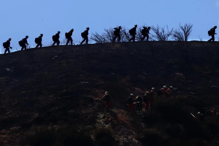 As Canyon fire winds down, heat wave lingers in Southern California