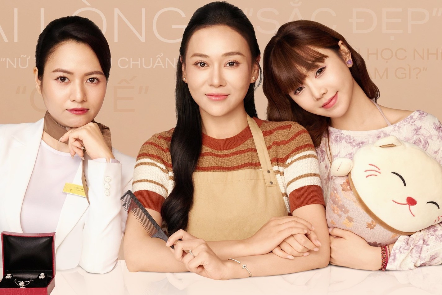 'Gió ngang khoảng trời xanh' tập 1: Mỹ Anh nóng mắt vì nữ thư ký riêng của chồng