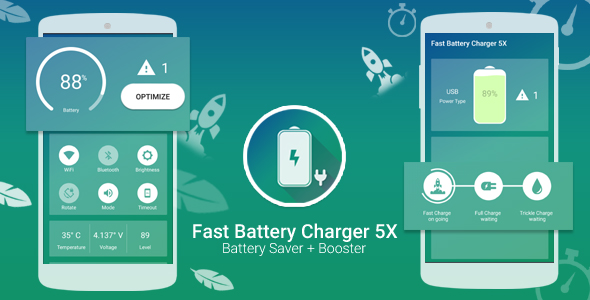 Fast Battery Charger 5x & Battery Saver + Booster With Facebook Audience Network ( AdChoice ) Fast Battery Charger 5x & Battery Saver + Booster With Facebook Audience Network ( AdChoice )