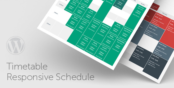 Timetable Responsive Schedule v5.5