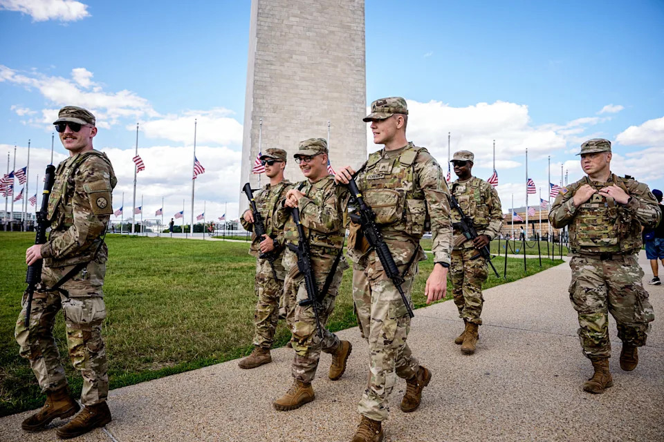 Image: Trump Increases Federal Law Enforcement Presence, Deploys National Guard In Nation's Capital (Andrew Harnik / Getty Images)