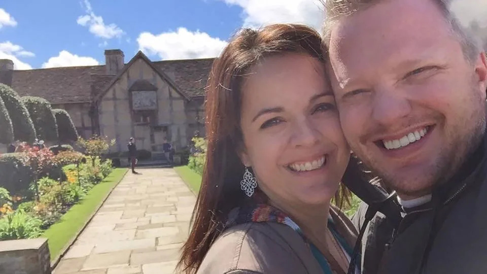 A 2016 Facebook photograph shows Angela and James Craig at Stratford-upon-Avon in the United Kingdom. - Obtained by CNN