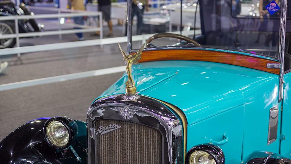 Hood Ornament on Austin 7