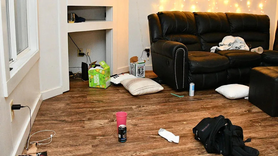 Idaho murder house scene