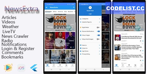 NewExtra - Flutter App For Android & IOS - 2 June 2024