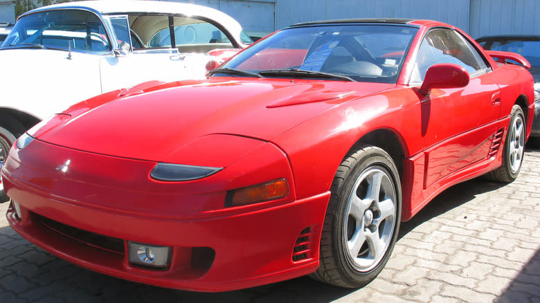A red Mitsubishi 3000GT VR-4