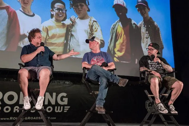 Rick Kern/Getty Patrick Renna, Tom Guiry, and Chauncey Leopardi at a 'Sandlot' reunion screening in Dripping Springs, Tex., in 2019