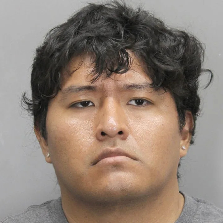 26-year-old Andres Caceres Jaldin in a booking picture