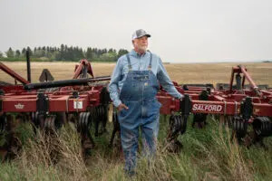 Curtis Trulson on his farmland near Stanley, North Dakota. He has asked lawmakers to help mineral owners. (Sarahbeth Maney/ProPublica)