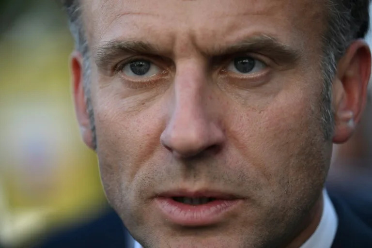 Macron's announcement sparked praise on the left, condemnation on the right, and mostly silence from government ministers (Ed JONES)