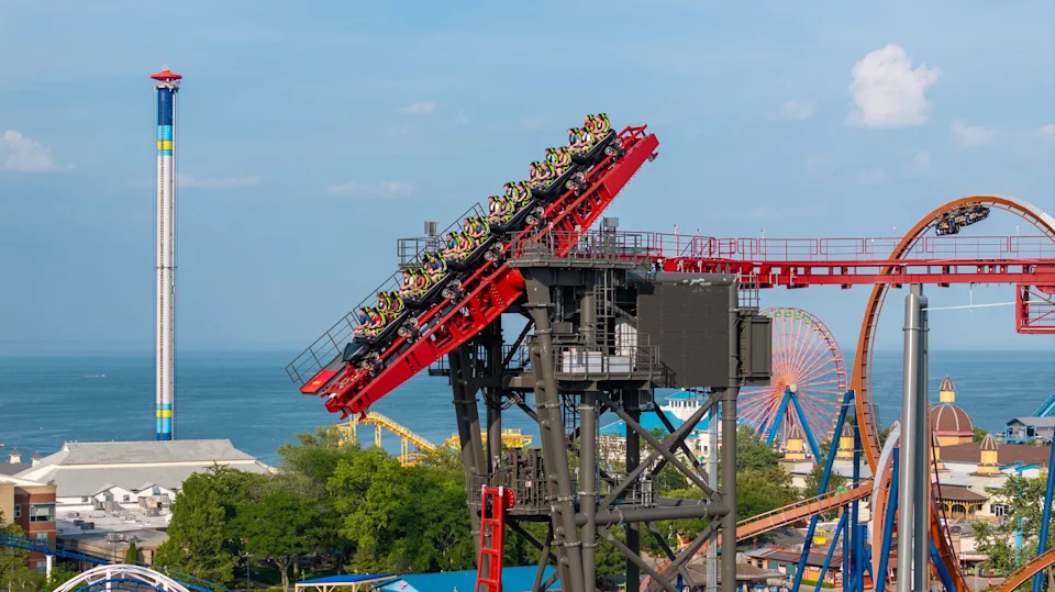 The Siren's Curse roller coaster at Cedar Point.