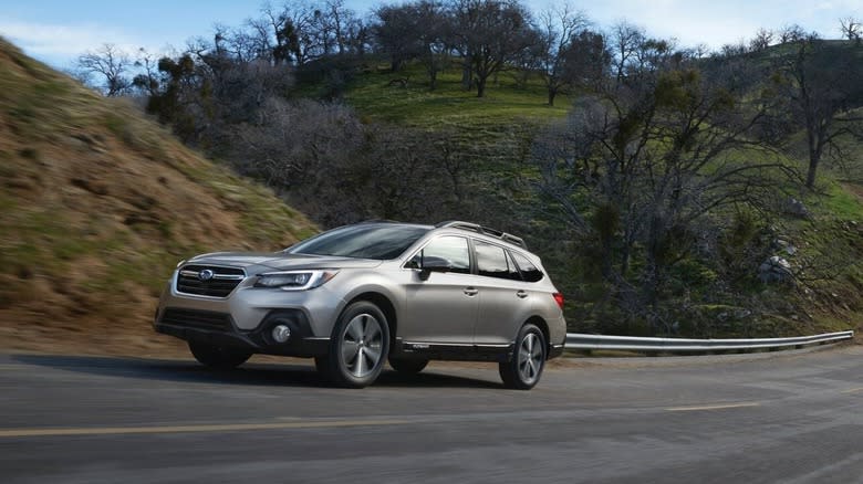 Grey Subaru Outback
