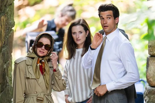 TheStewartofNY/GC Images Naomi Watts, Grace Gummer, and Paul Kelly filming 'American Love Story' in New York City