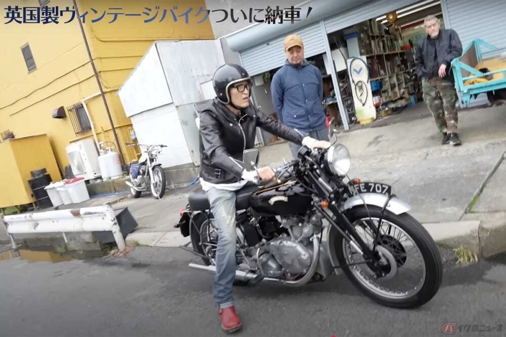 英国製ヴィンテージバイクの難しさを痛感しつつ、自分をバイクに合わせていく過程を心から楽しむジュニアさんの姿に賞賛や共感のコメントが多数寄せられている