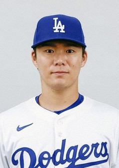 ドジャースの山本由伸（共同）