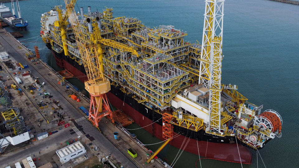 Buque fletado por la petrolera estatal brasileña Petrobras para operar en la Cuenca de Campos.