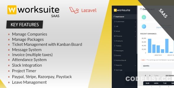 Worksuite Saas v3.7.2 - Project Management System