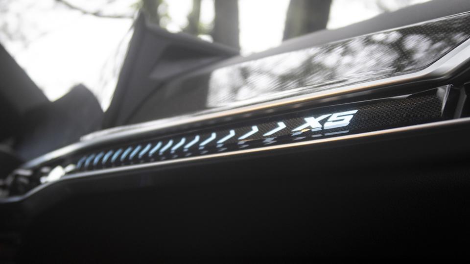 BMW X5 interior.
