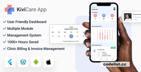 KiviCare Flutter 3.x App - Clinic & Patient Management System v6.0.1