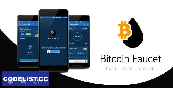 Bitcoin Faucet v1.0 - Full Android Application