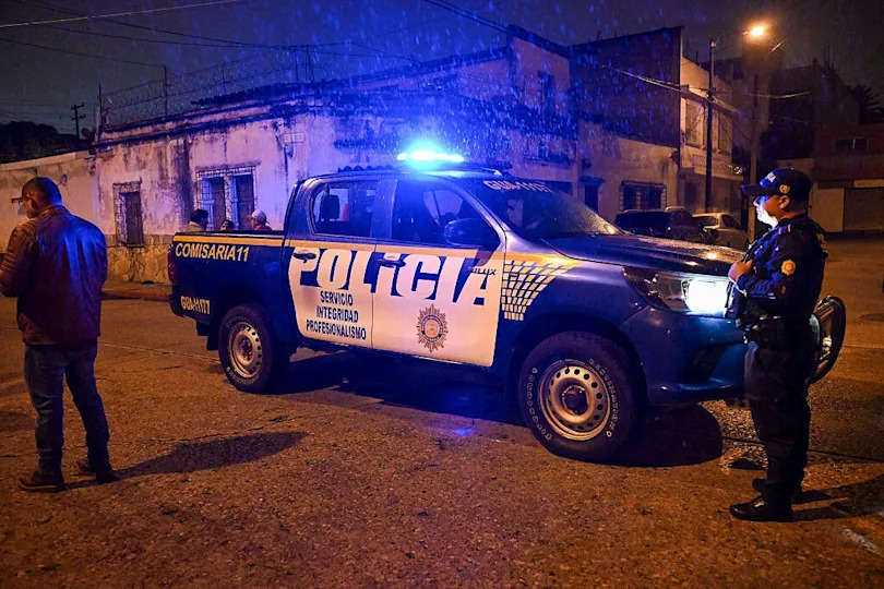At least seven people were killed and 13 wounded in an armed attack at a funeral in Guatemala City, in an incident authorities linked to gang-related disputes, officials said. / Credit: JOHAN ORDONEZ/AFP via Getty Images