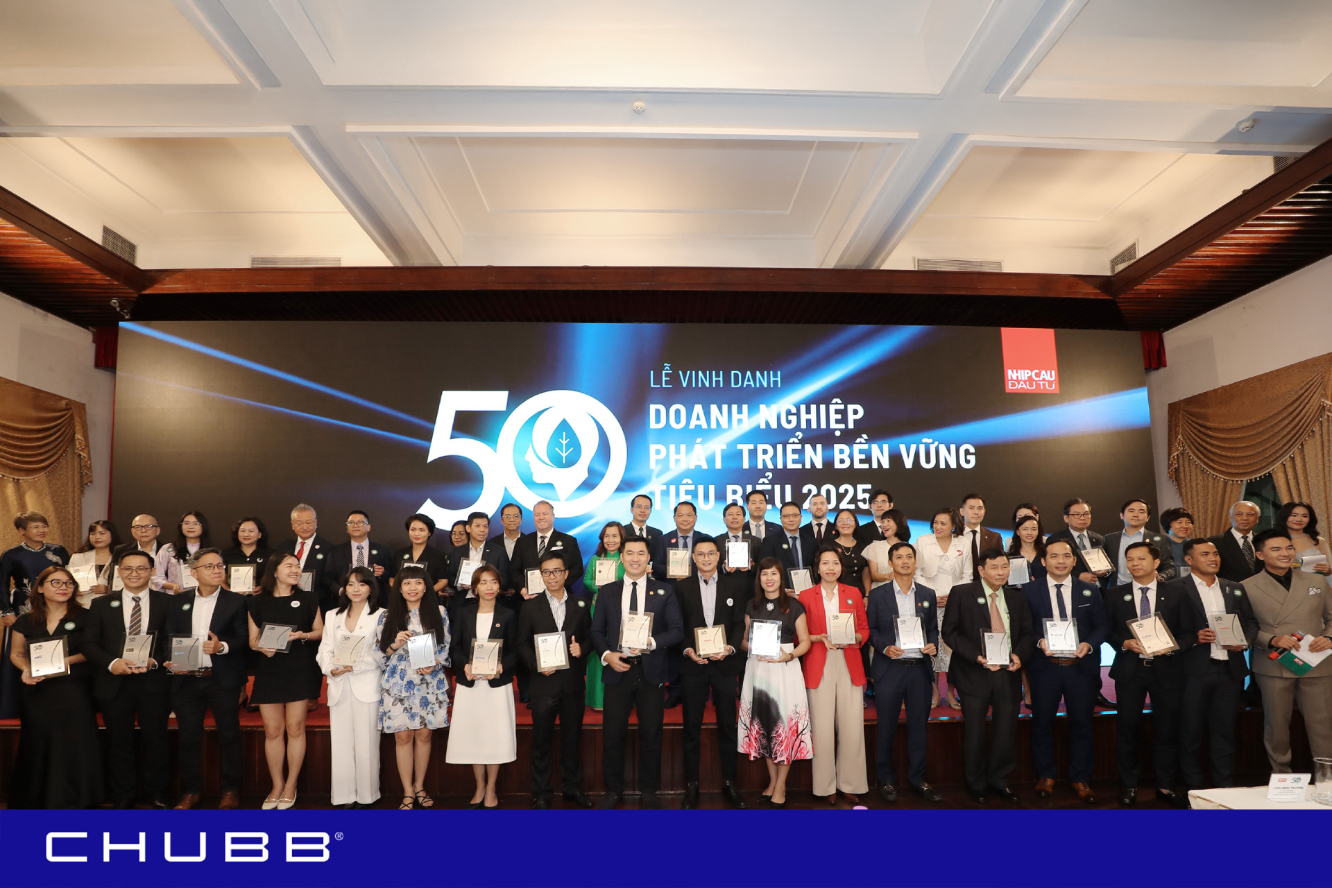 Chubb Life Việt Nam được vinh danh Top 50 Doanh nghiệp phát triển bền vững 2025