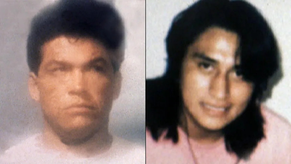 In the fall of 1992, two men wanted for an unrelated kidnapping and sexual assault in Austin were arrested in Mexico. The man on the right bore a striking resemblance to someone witnesses reported seeing outside the yogurt shop on the night of the murders. When questioned by Austin investigators the men initially denied any involvement in the yogurt shop murders, but when interrogated by Mexican authorities they confessed. However, details they gave didn't match the evidence found at the crime scene and when Austin detectives requestioned the men they recanted. / Credit: Austin Police Department