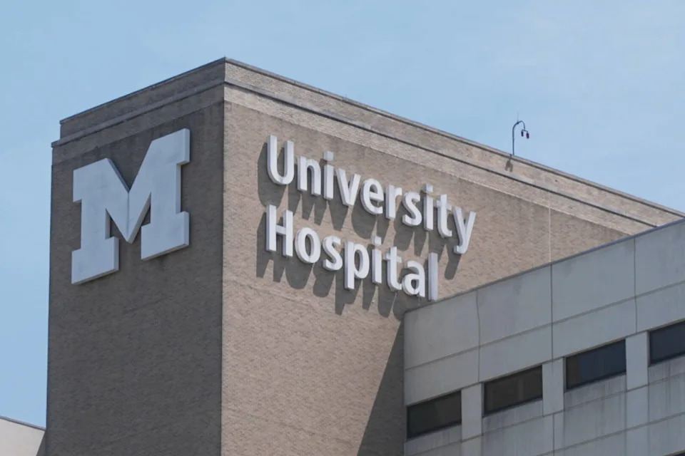 Michigan University Hospital in Ann Arbor. (NBC News)