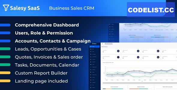 Salesy SaaS v2.5.6 - Business Sales CRM - nulled