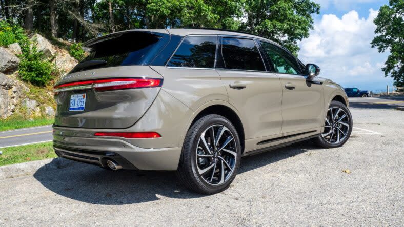 The rear quarter of the 2025 Lincoln Corsair