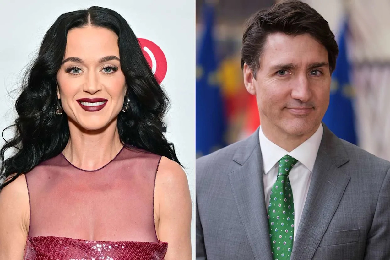 Lisa Lake/Getty; &nbsp;Thierry Monasse/Getty Katy Perry in December 2024; Justin Trudeau in February 2025