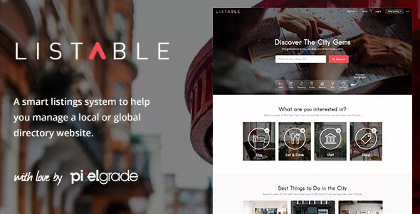 LISTABLE - A Friendly Directory WordPress Theme v1.15.5