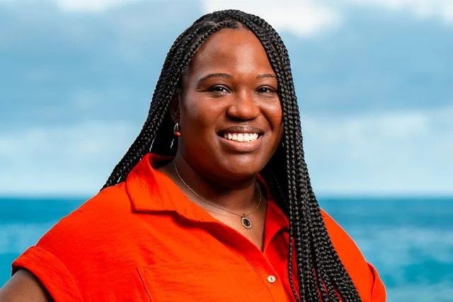 Robert Voets/CBS  Kristina Mills on 'Survivor 49'
