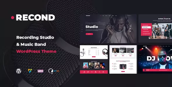 Recond v1.1.7 - Recording Studio & Music Band WordPress Theme