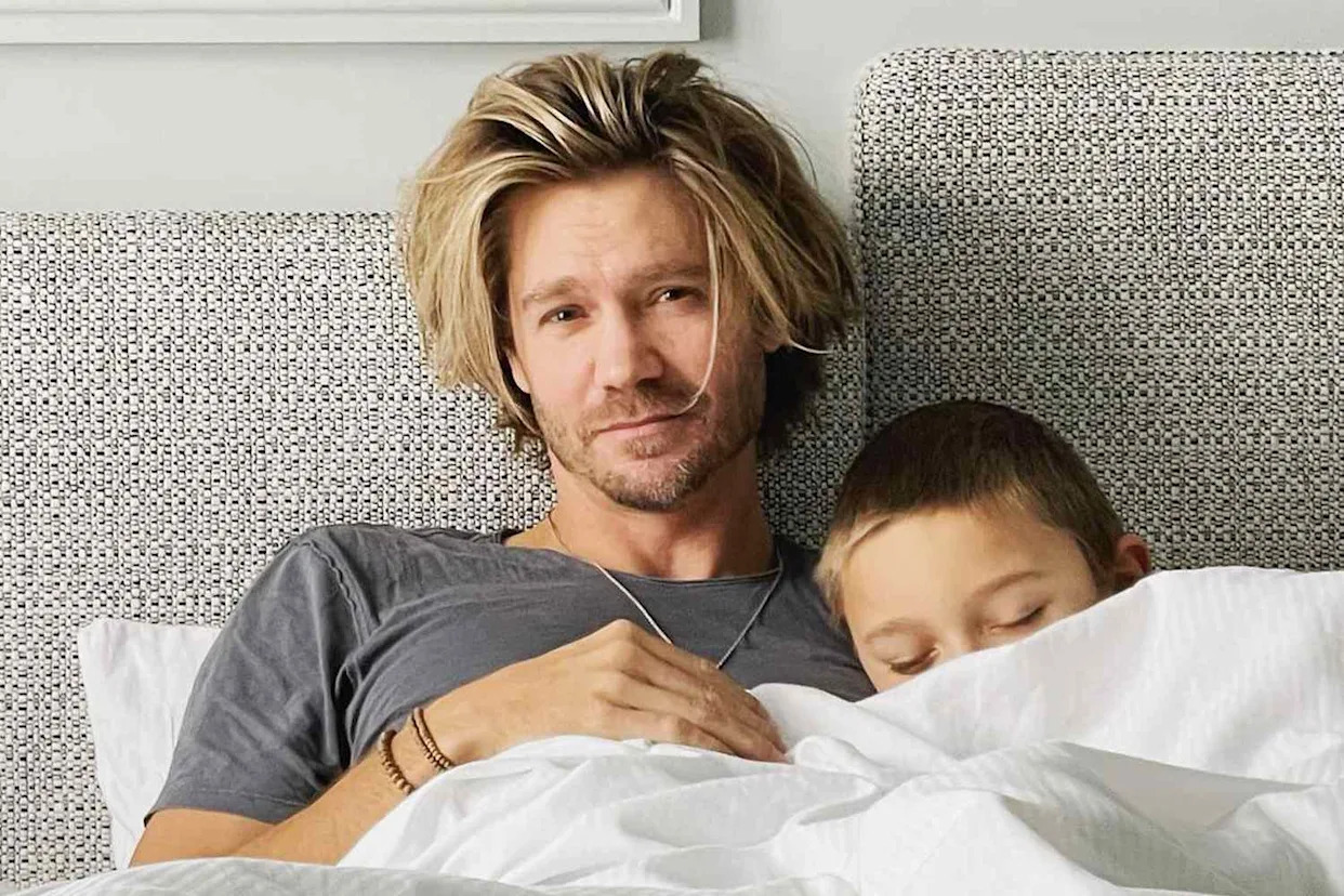 Sarah Roemer/ Instagram Chad Michael Murray with his son