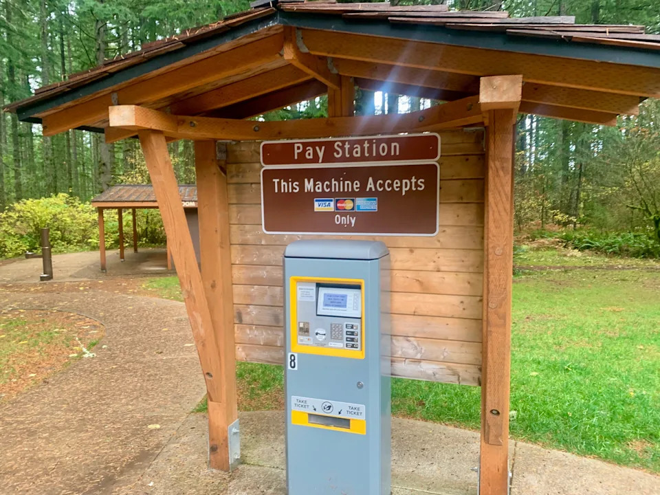 Day-use fees are required at 25 of Oregon's state parks including this one, at Silver Falls State Park.