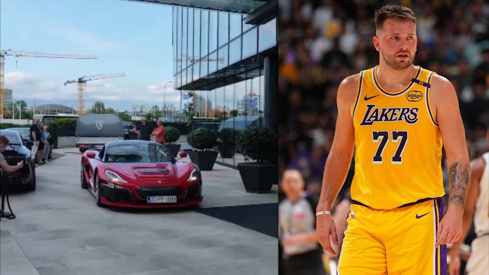 Luka Doncic Snags A Rimac Nevera