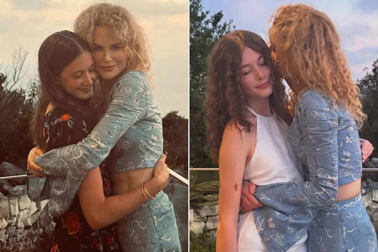 Nicole Kidman Shares Vacation Photos with Daughters Faith and Sunday Before It's 'Back to School' at Home in Nashville (Exclusive)