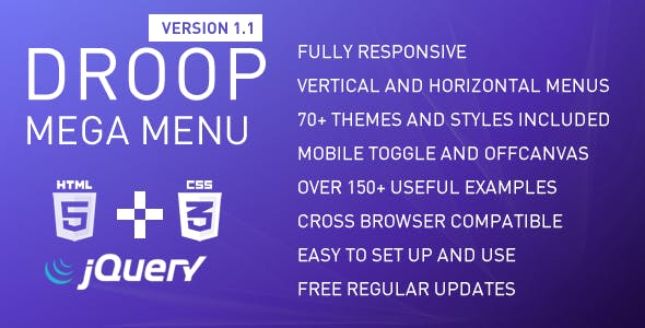 Droop Mega Menu v1.1 Droop Mega Menu v1.1
