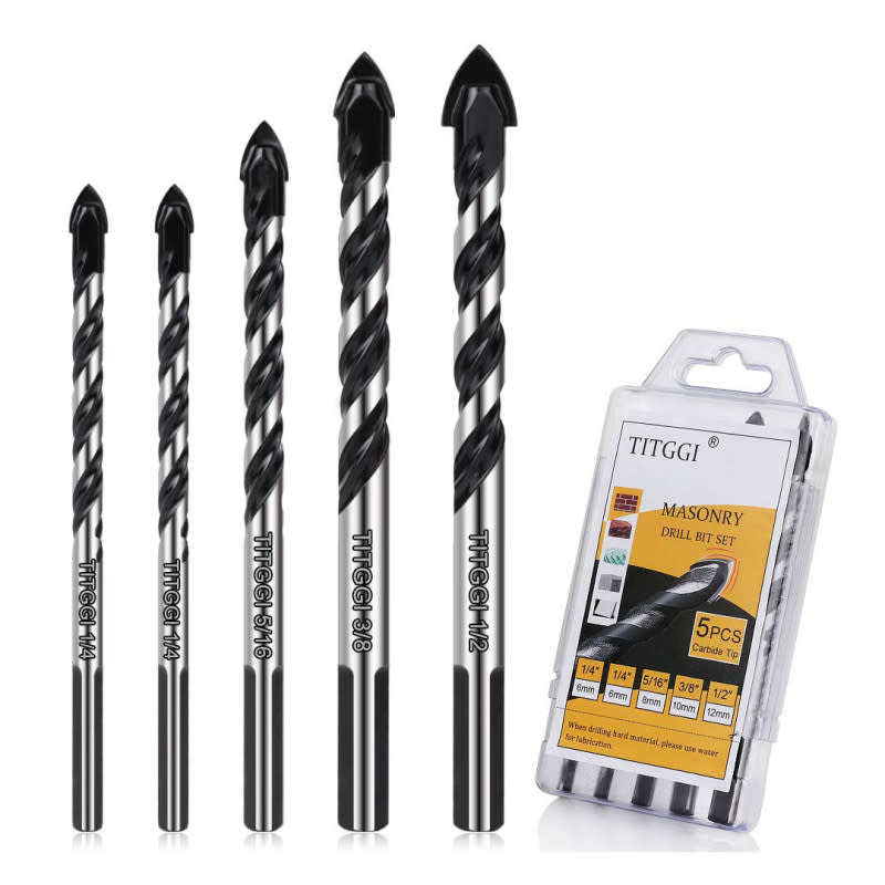 Amazon Is Selling a ‘High-Quality’ $13 Masonry Drill Bit Set for $5, and Shoppers Say It ‘Works Great’
