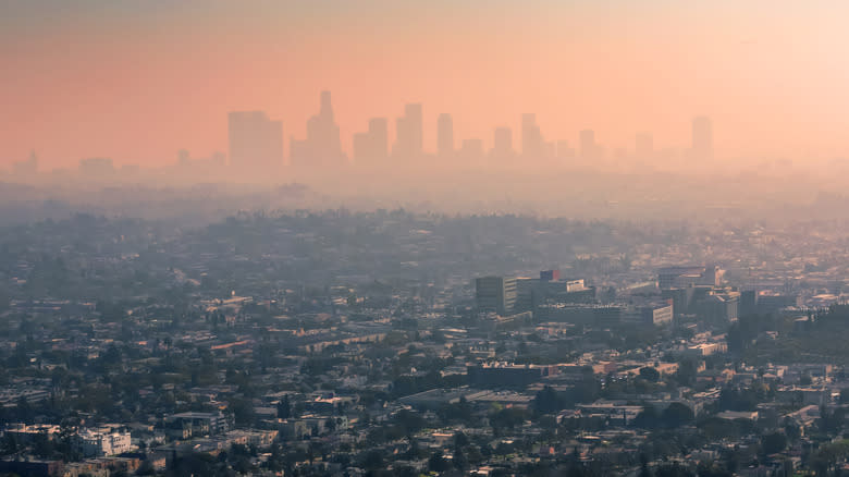 Smog over Los Angeles