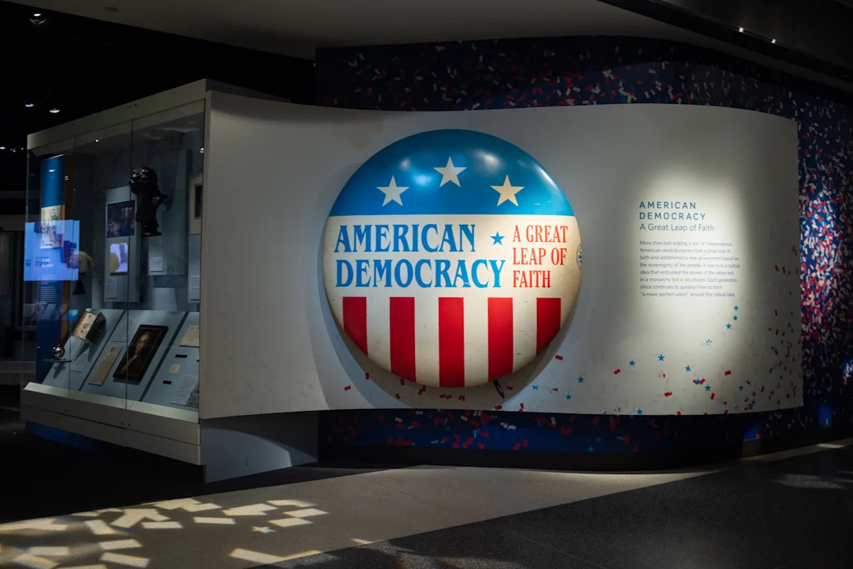 The Smithsonian National Museum of American History in Washington on March 31. - (Maansi Srivastava/For The Washington Post)