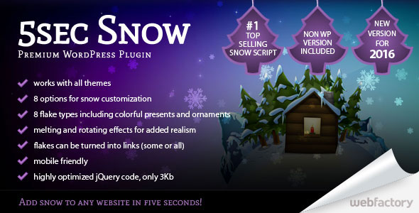 5sec Snow - Wordpress Plugin 5sec Snow - Wordpress Plugin