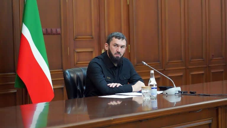 Foto de Magomed Daudov publicada en los canales oficiales. Fuente: Gobierno de Chechenia