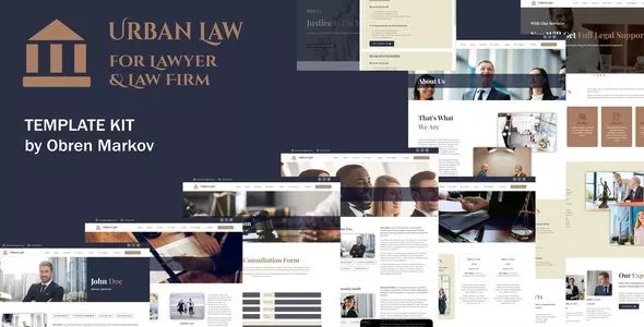 Urban Law - Lawyer & Law Firm Elementor Template Kit v1.0.1.1