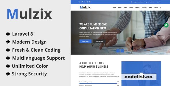 Mulzix v2.0 - Multipurpose Business and Agency CMS