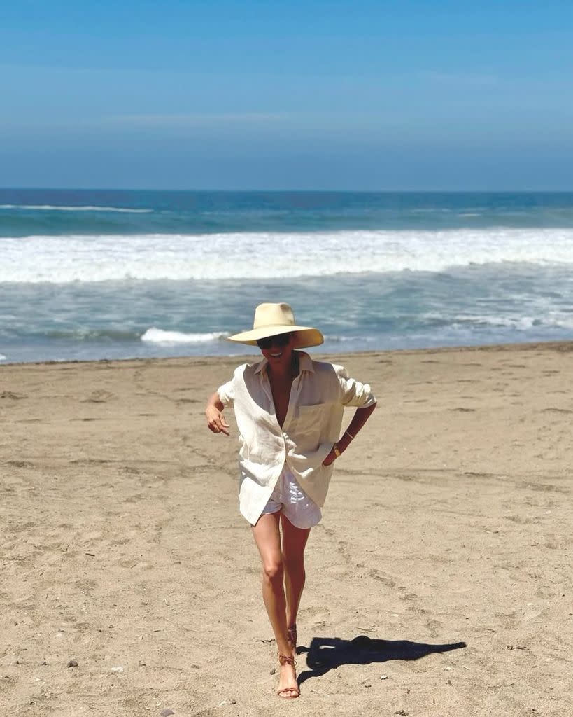 Meghan Markle, en una imagen en la playa tomada hace varias semanas